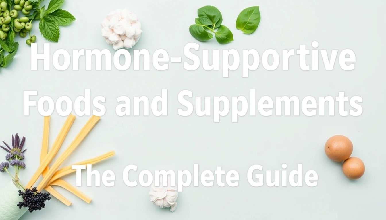 Hormone-Supportive Foods and Supplements — The Complete Guide