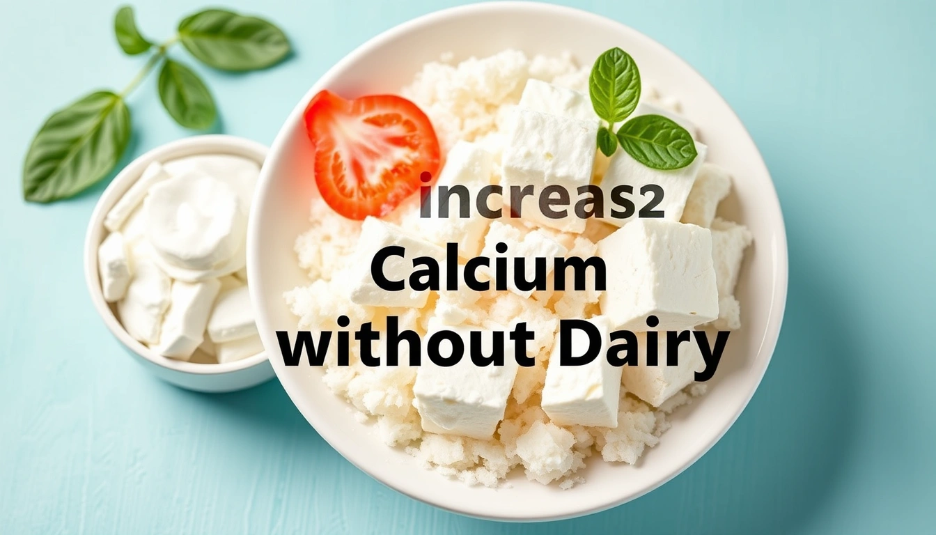 How to increase calcium intake without dairy