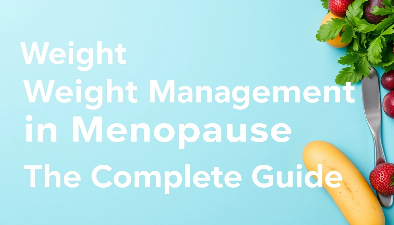 Weight Management in Menopause — The Complete Guide Weight Management in Menopause — The Complete Guide