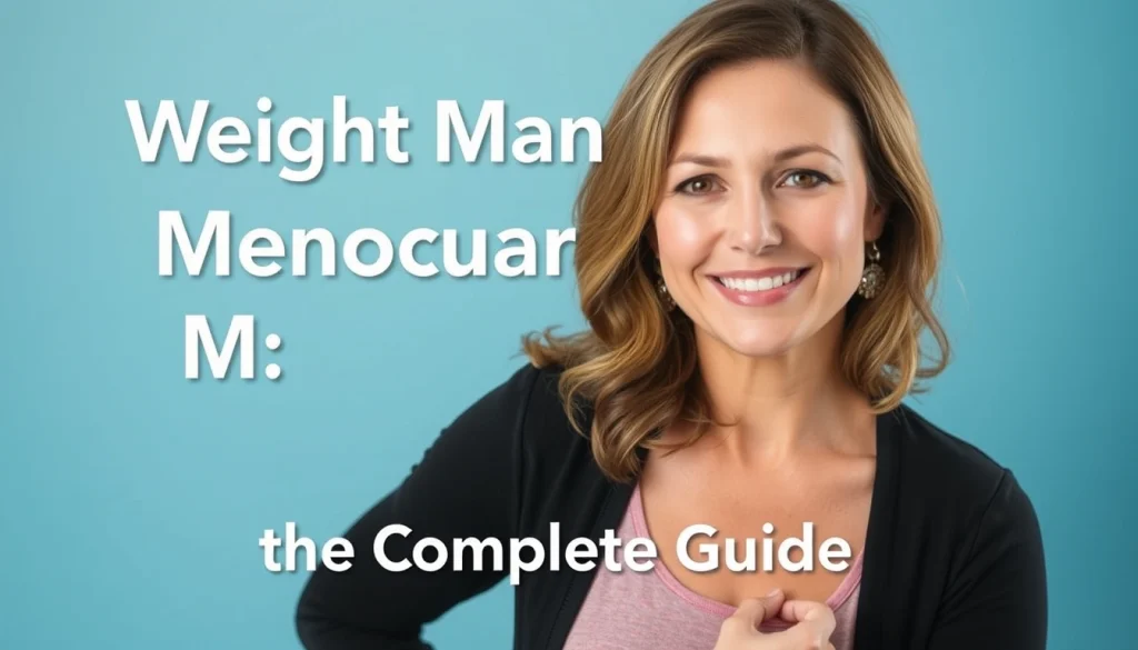 Weight Management in Menopause — The Complete Guide